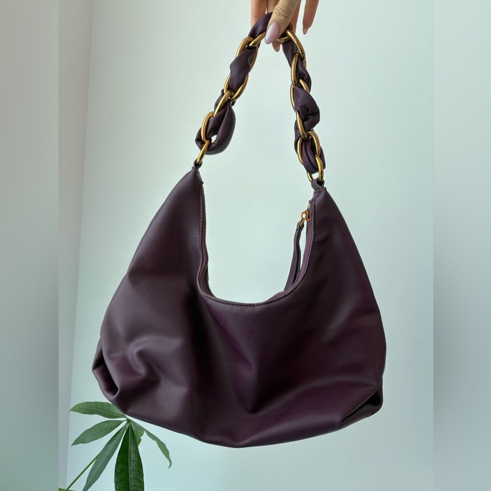 HOUSE OF WANT - Purple Hobo Shoulder Bag - Picture 2 of 3